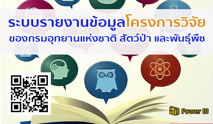 ระบบรายงานข้อมูลโครงการวิจัยของกรมอุทยานแห่งชาติ สัตว์ป่า และพันธุ์พืช
